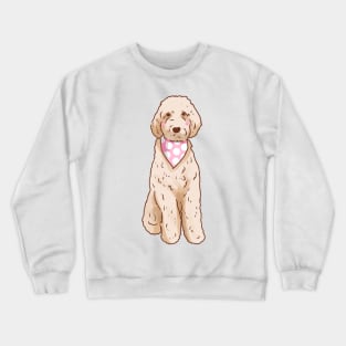 Cute Golden Doodle drawing Crewneck Sweatshirt